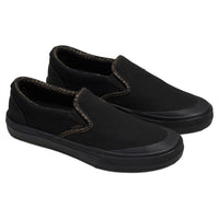 Cult x Vans BMX Slip On Shoes - Black Angled Front | Backyard UK BMX Shop Hastings