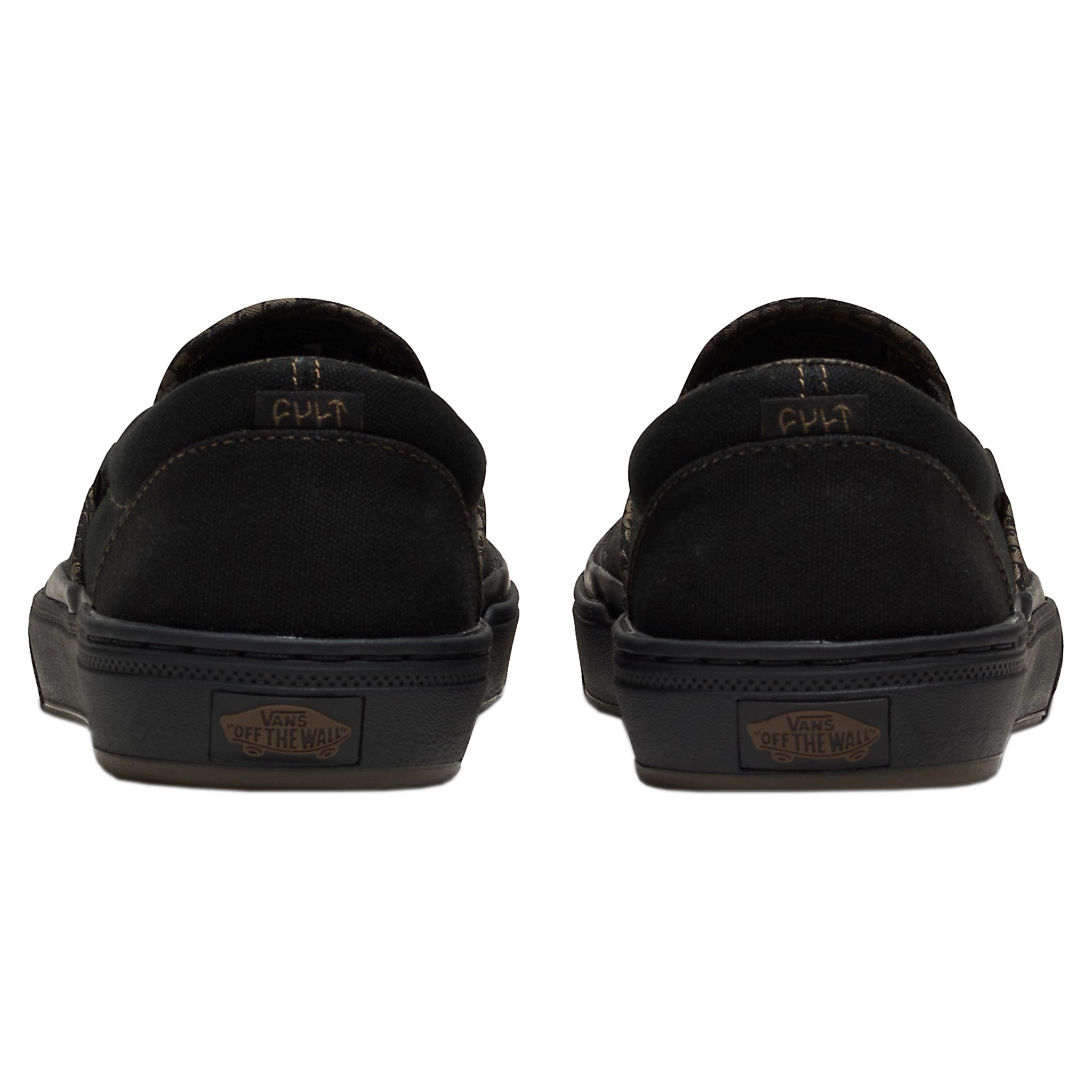 Cult x Vans BMX Slip On Shoes Black