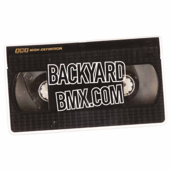 Backyard BMX VHS Video Sticker Large