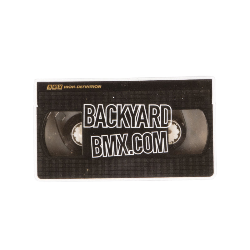 Backyard BMX VHS Video Sticker Small