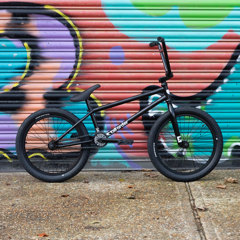 Tall Order 360 Custom Complete BMX Bike - Black 21"