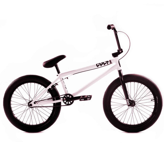 Cult Gateway BMX Bike - White With Black Parts 20.5" right hand side