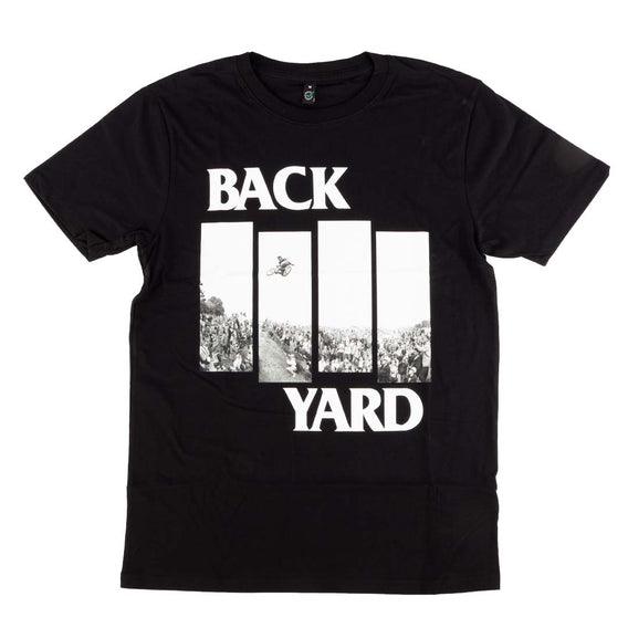 backyard flag black bmx t-shirt
