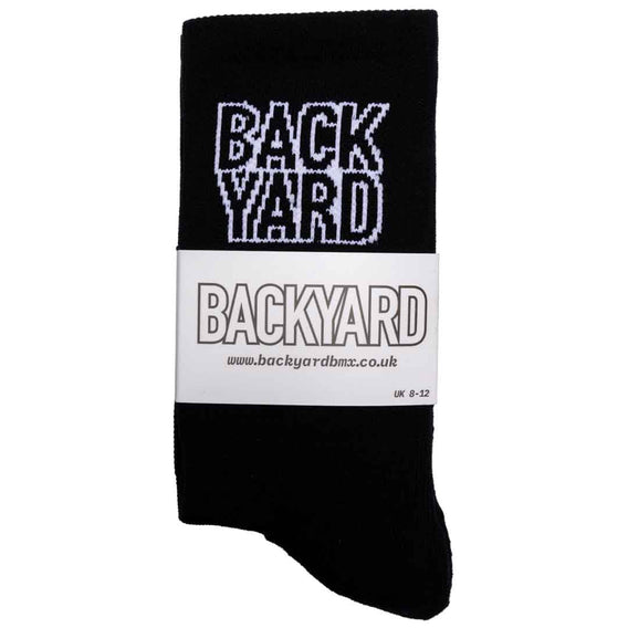 Backyard BMX Socks - Black UK 8-12 | BMX