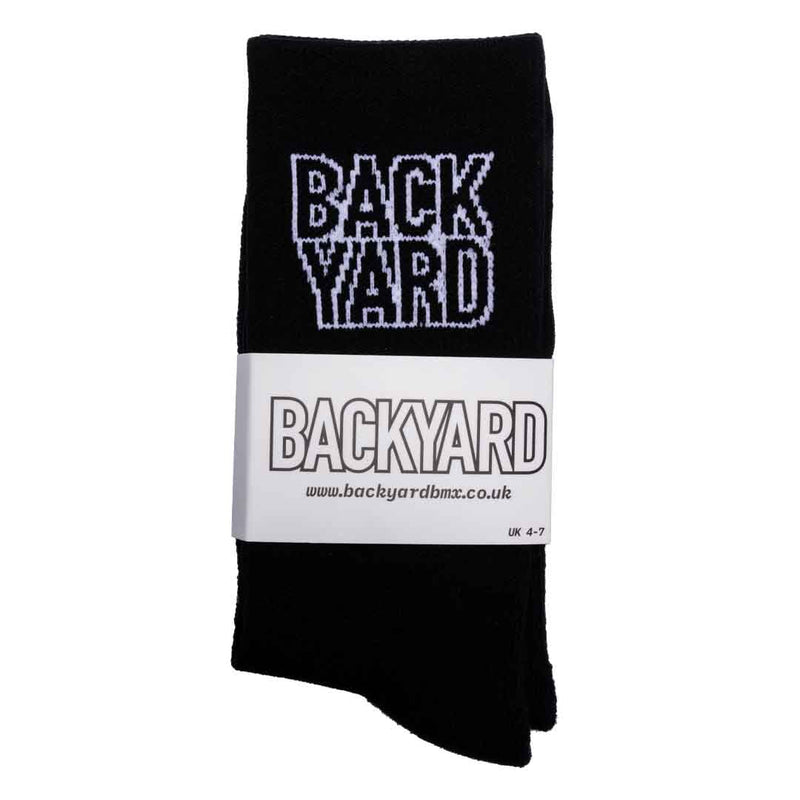 Backyard BMX Youth Socks - Black UK 4-7 | BMX