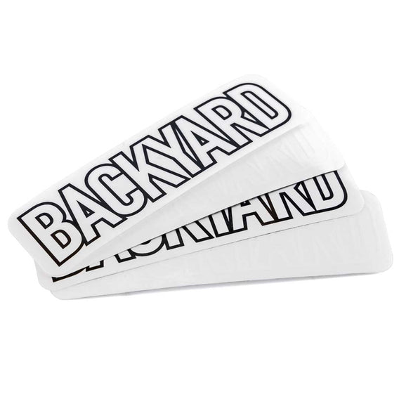 Backyard BMX Stickers 4 Pack