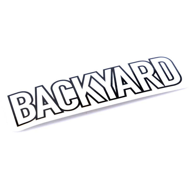 Backyard BMX Sticker - Black