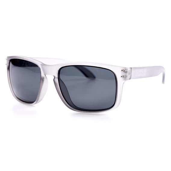 Backyard BMX Sunglasses - Clear angled | Backyard UK BMX Shop Hastings