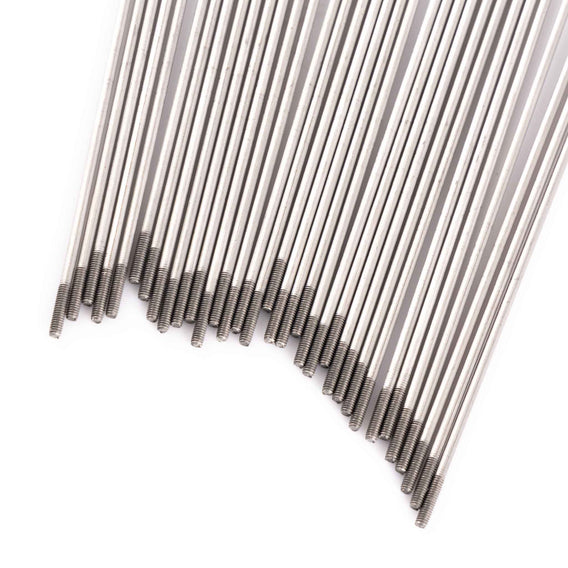 USA Made Titanium Spoke Raw (pack of 36) threaded ends