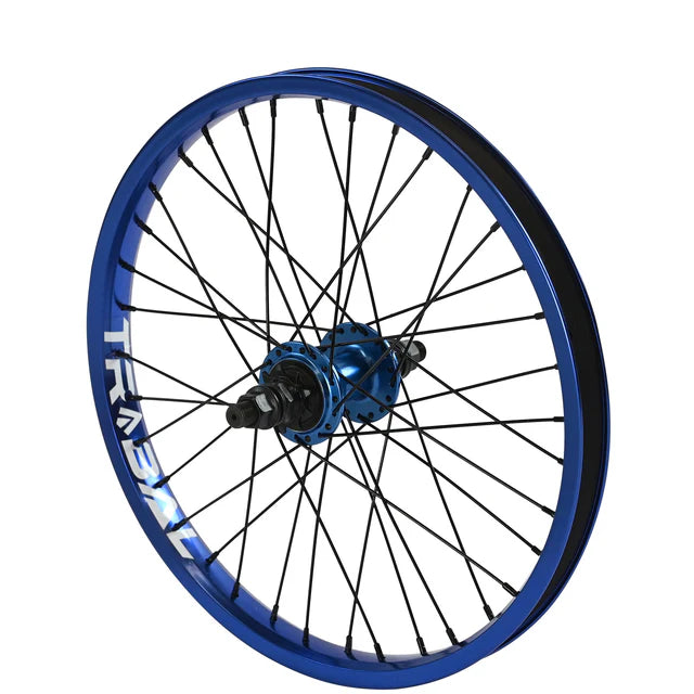 Tribal 18" RHD Cassette Rear Wheel - Blue