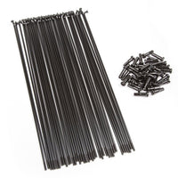 BSD Regular Spokes And Nipples - Black