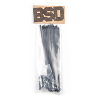 BSD Regular Spokes And Nipples - Black