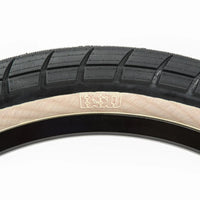 bsd donnasqueak bmx tyre black tanwall
