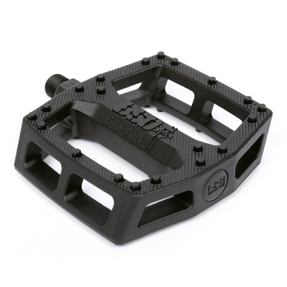 BSD Safari Plastic Pedals - Black 9/16"
