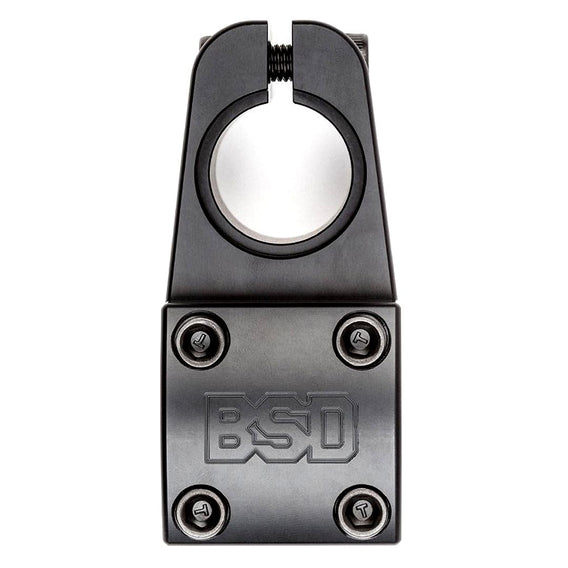 BSD Stacked Top Load 25.4mm Oversized Clamp Stem - Black 50mm Reach