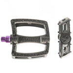 Colony Fantastic Plastic Pedals - Black/Purple 9/16"