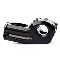 Black bicycle stem on a white background