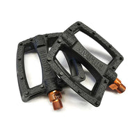Colony Fantastic Plastic Pedals - Black/Copper 9/16"