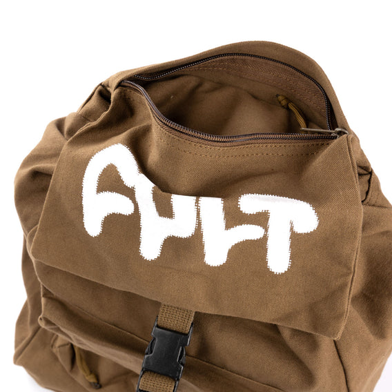 Cult Digital Thick Logo Stash Bag - Brown