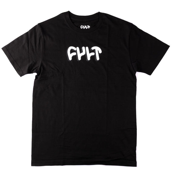 Cult Drop Shadow Tee - Black