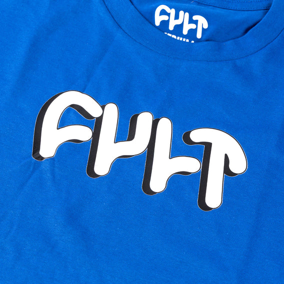 Cult Drop Shadow Tee - Blue