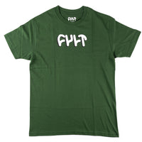 Cult Drop Shadow Tee - Green