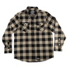 Cult Till The End Flannel Shirt - Black / Grey front