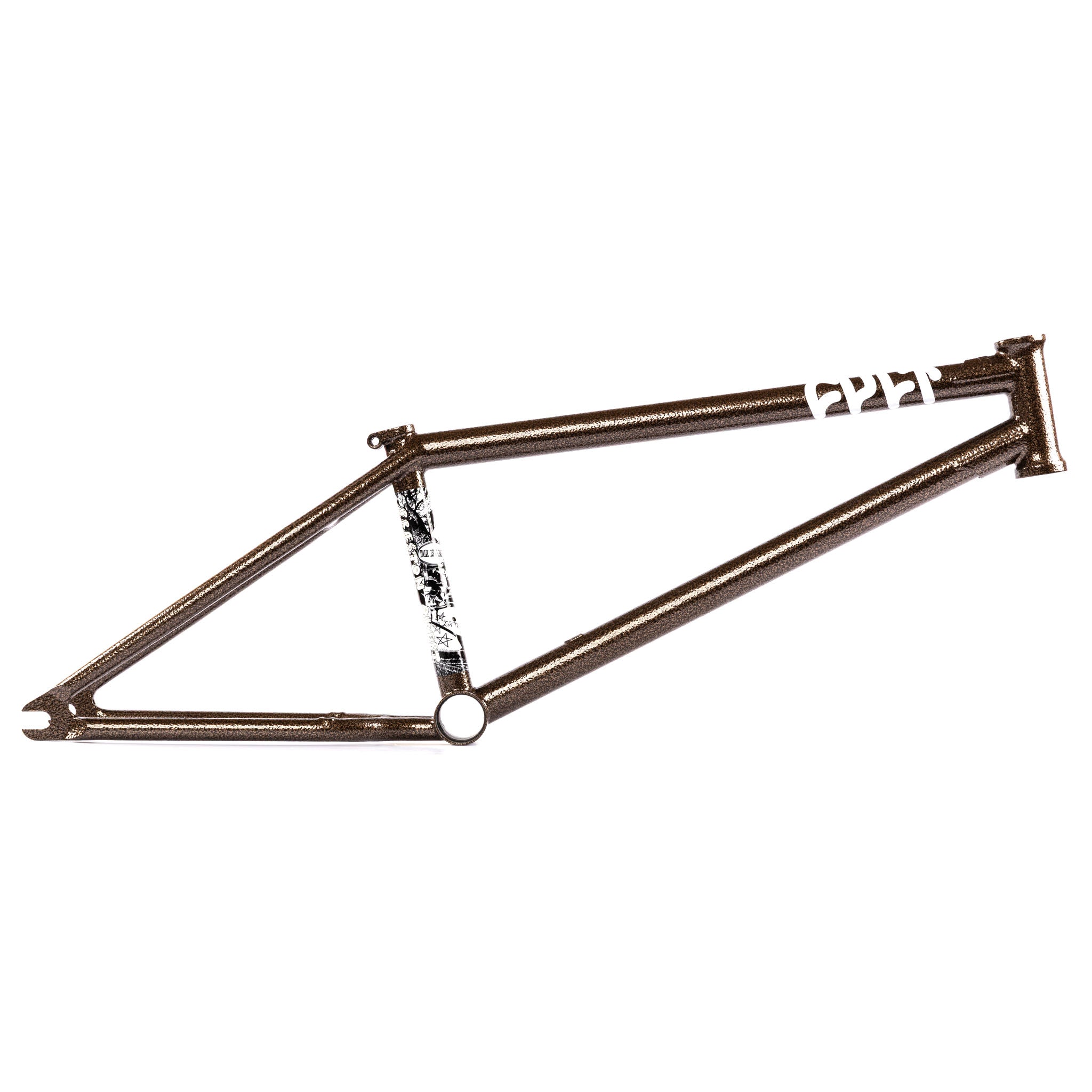 CULT BMX frame with a cult brand logo on a white background