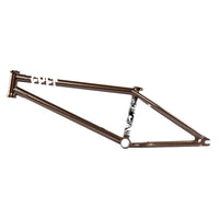 CULT BMX Preston okert frame with a cult brand logo on a white background