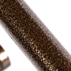 Close-up of a copper vein coloured frame with a textured surface on a white background