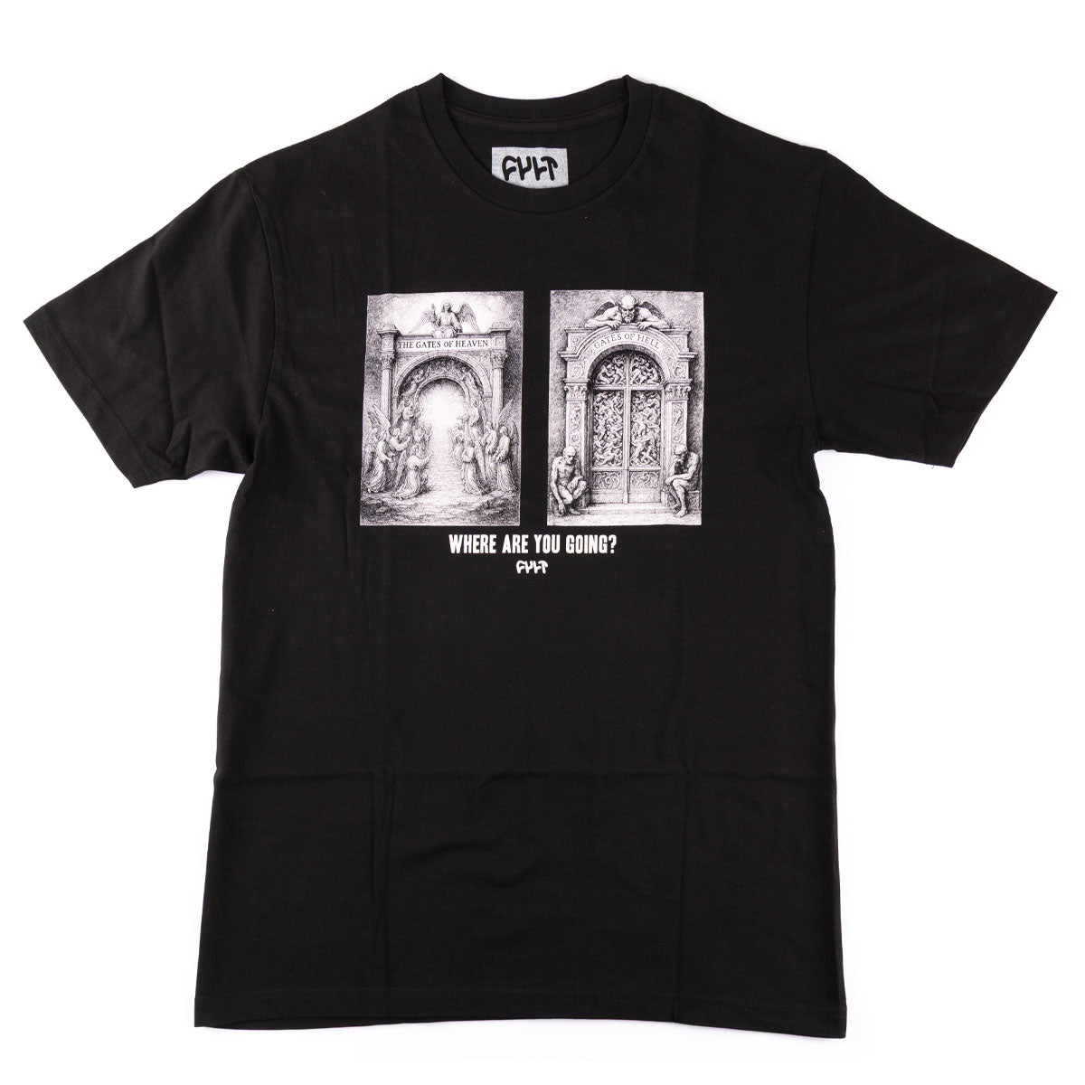 Cult Heaven Or Hell T-Shirt - Black