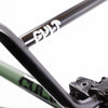 Cult 2024 Gateway BMX Bike - Green With Black Parts 20.5" Bar Detail | Backyard UK BMX Shop Hastings