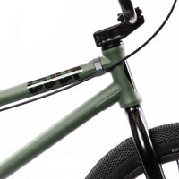 Cult 2024 Gateway BMX Bike - Green With Black Parts 20.5" Front Frame End | Backyard UK BMX SHop Hastings