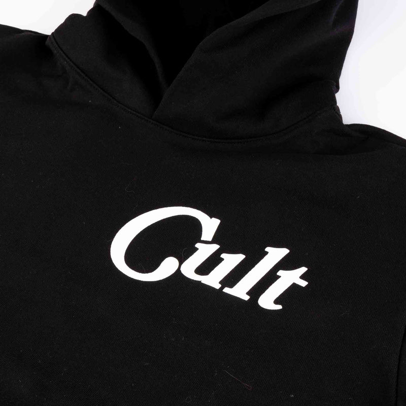 Cult Can't Stop Hoodie - Black puff print front detail