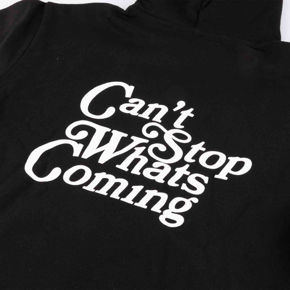 Cult Can't Stop Hoodie - Black puff print detail