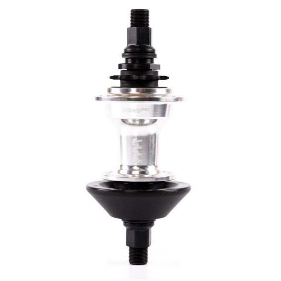 Cult LHD Hybrid Hub - Polished Silver 9 Tooth