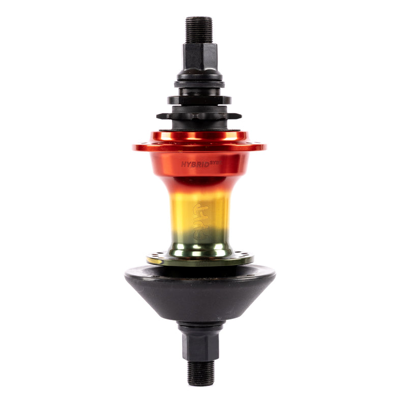 Cult LHD Hybrid Hub - Rasta 9 Tooth