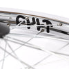 Cult Crew V2 Front Wheel With Guards - Chrome 10mm (3/8")