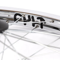 Cult Crew V2 Front Wheel With Guards - Chrome 10mm (3/8") - FACTORY SECONDS