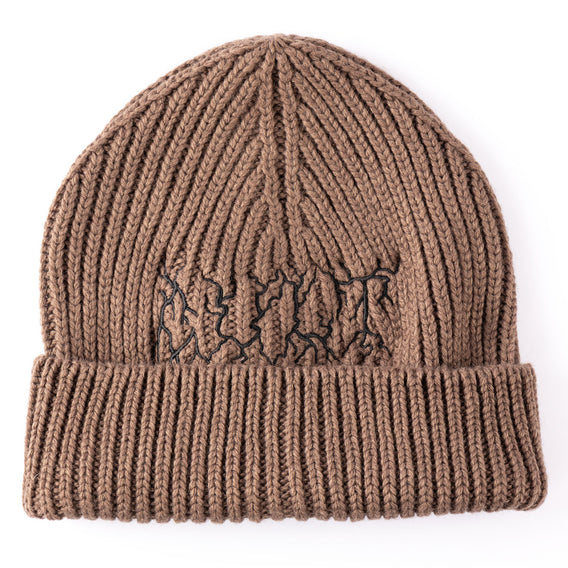 Cult Metal Beanie - Brown