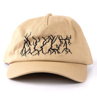 Cult Metal 5 Panel Cap - Beige