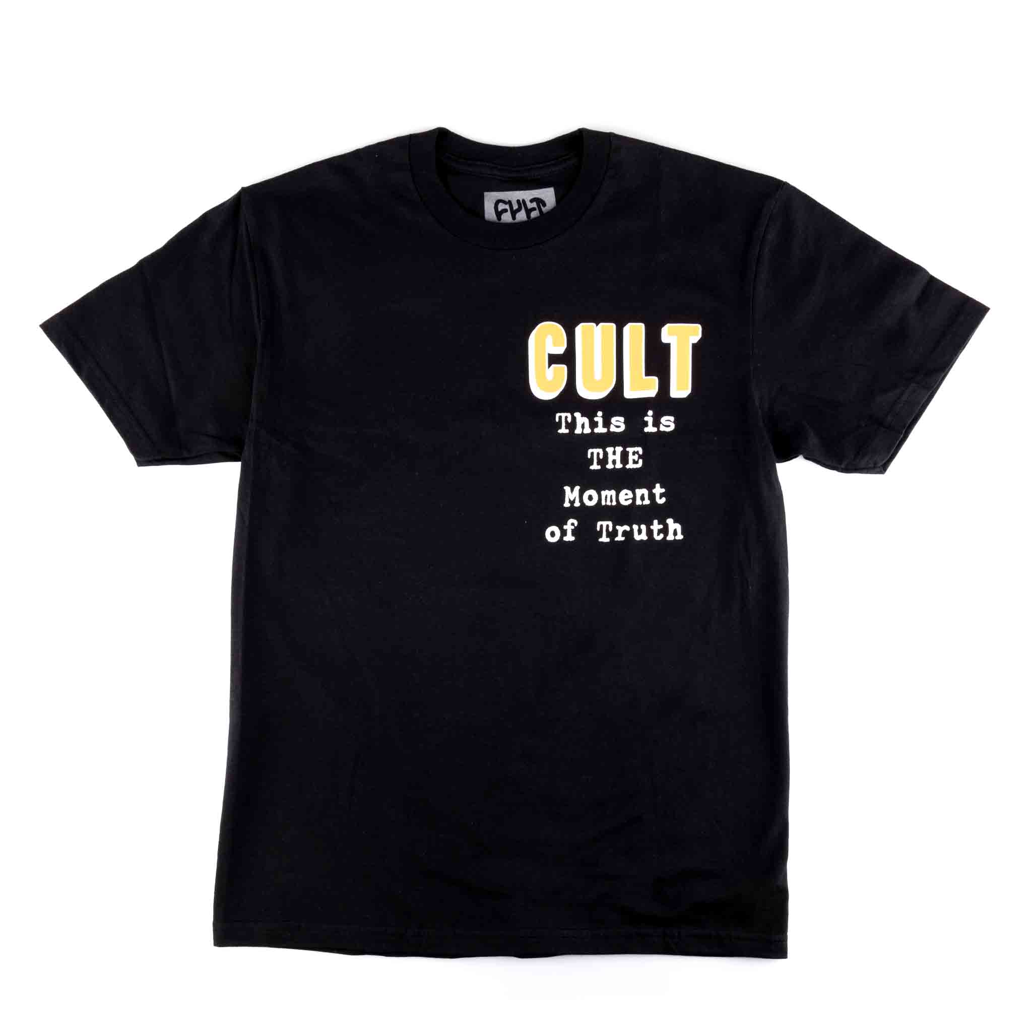 Cult Truth T-Shirt - Black front