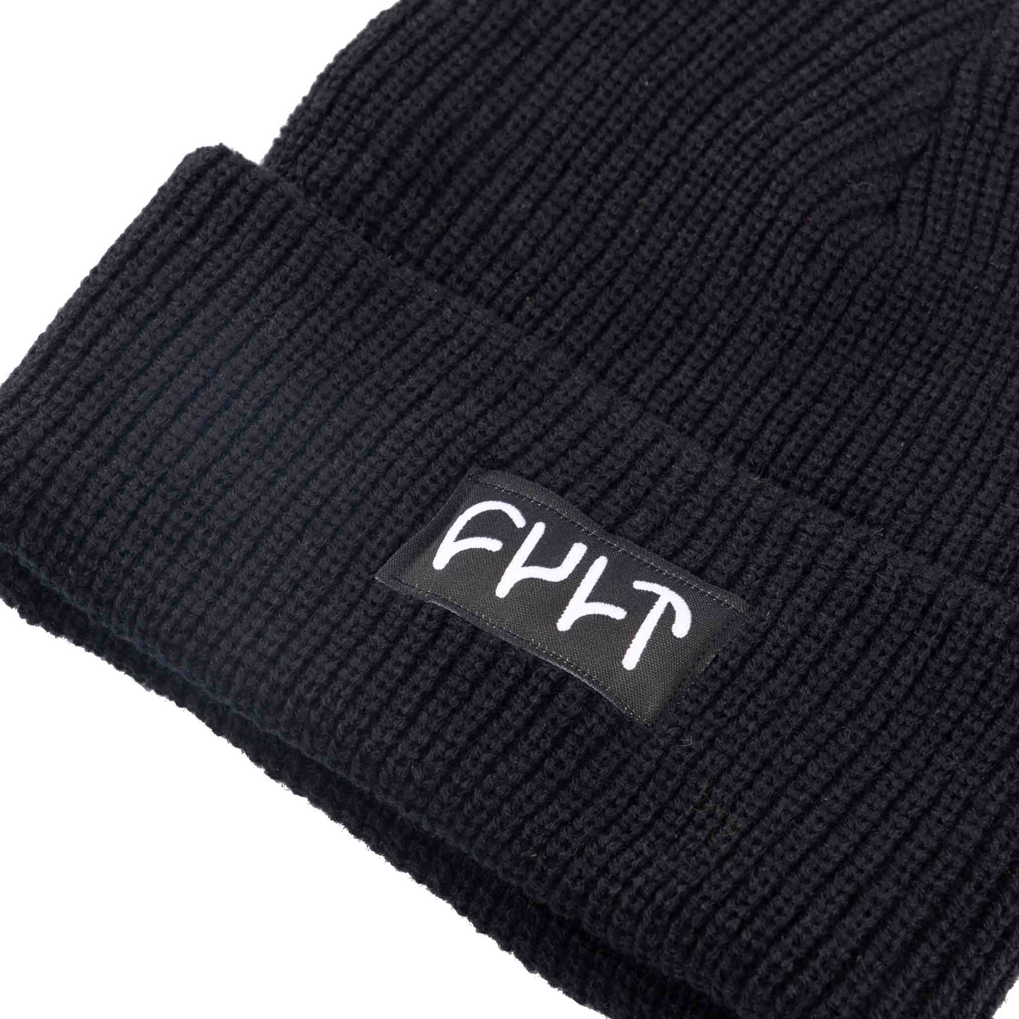 Cult Witness Ribbed Beanie Black | Cult Crew | Backyard |