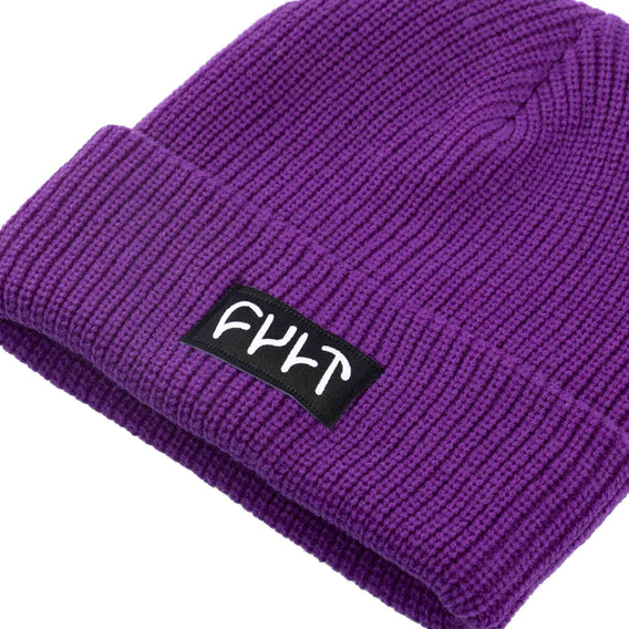 Cult Witness Ribbed Beanie - Purple