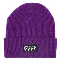 Cult Witness Ribbed Beanie - Purple