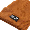 Cult Witness Ribbed Beanie - Burnt Orange tag