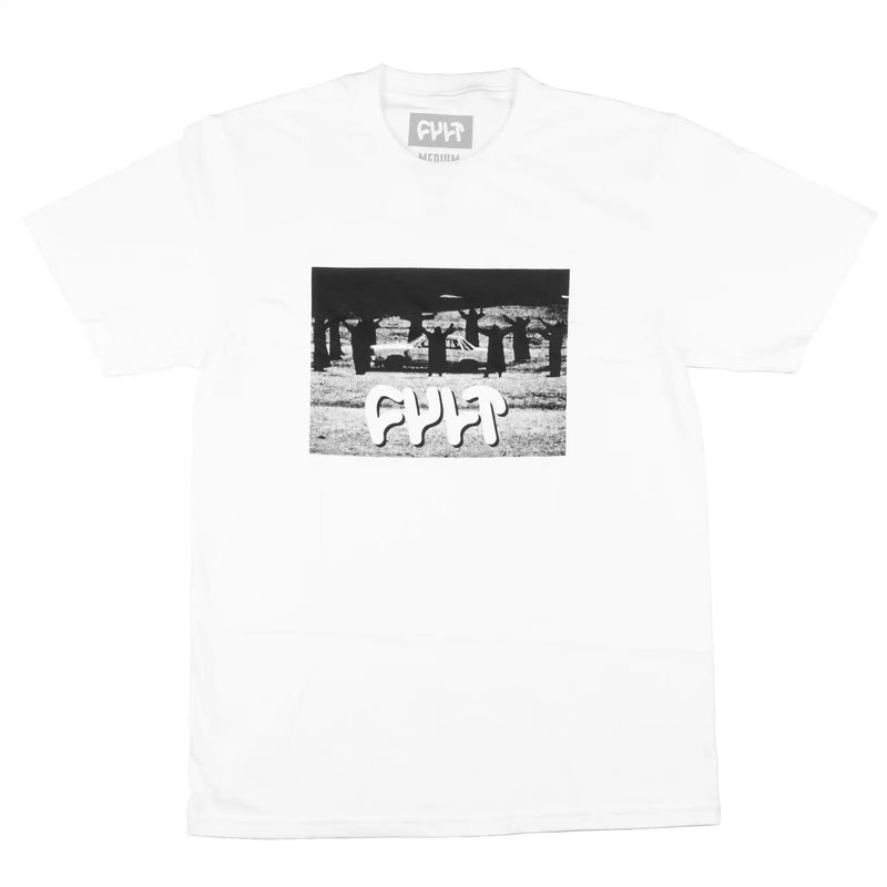 Cult Ritual T-Shirt - White | Backyard UK BMX Shop