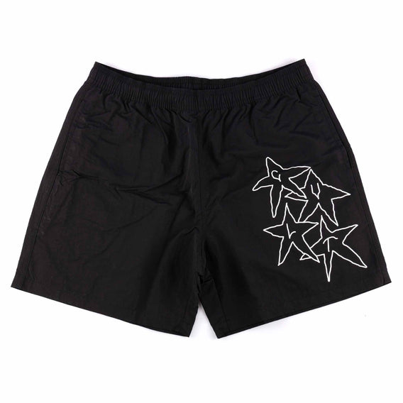 Cult Starred Swim Shorts - Black