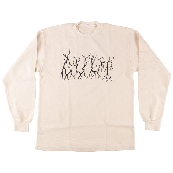 Cult Metal Thermal L/S T-Shirt - Cream