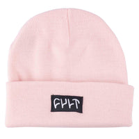 Cult Witness Tight Knit Beanie - Pink